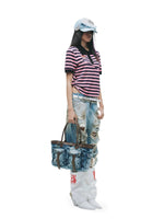 Grunge Distressed Bermuda Shorts