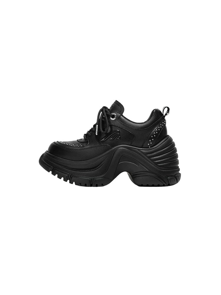 Black Clunky Sneaker
