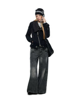 Vintage Patchwork Cropped Jacket