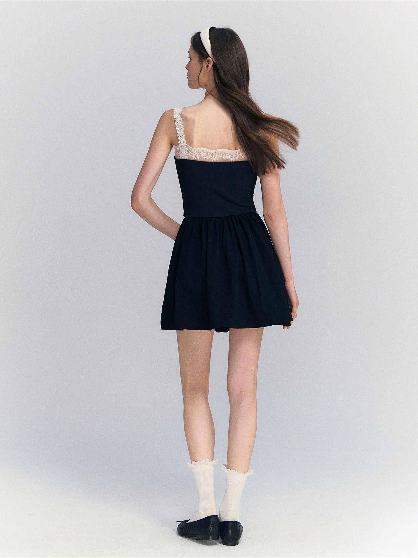 Lace Bow Slip Dress
