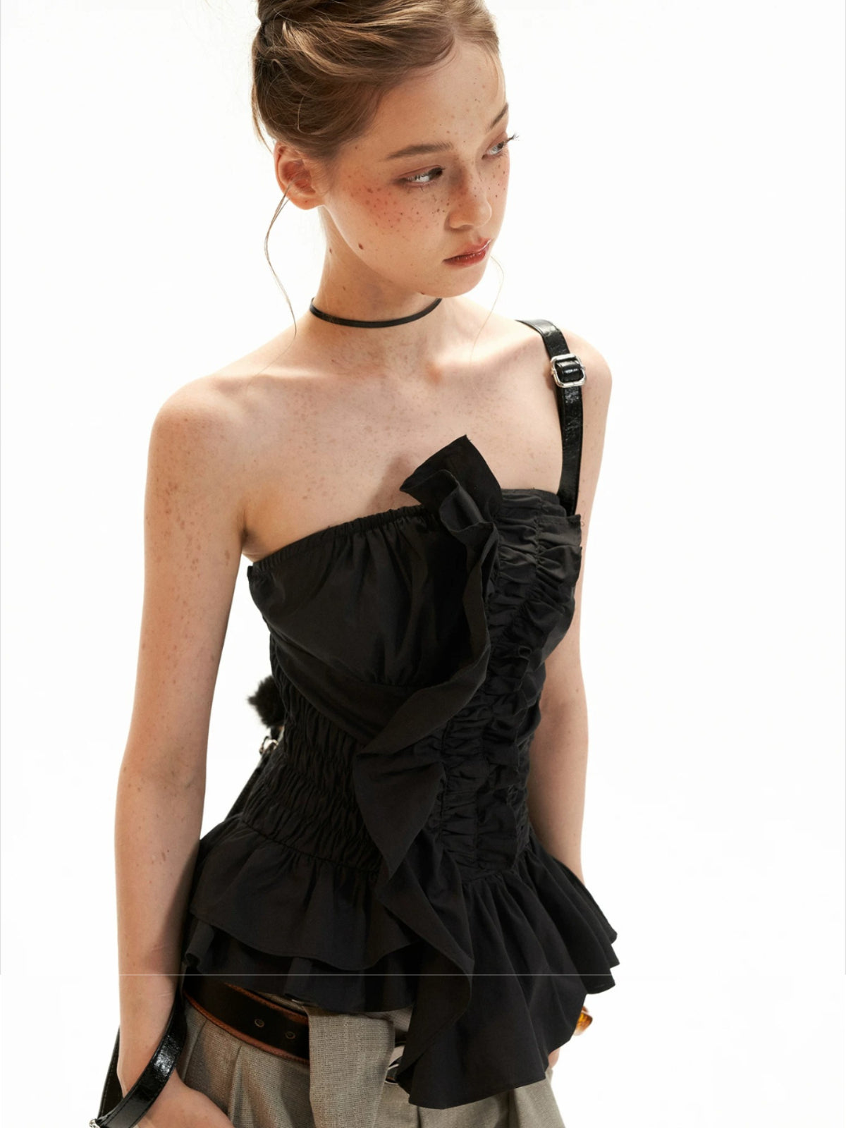 Bustier Cami Flared Top