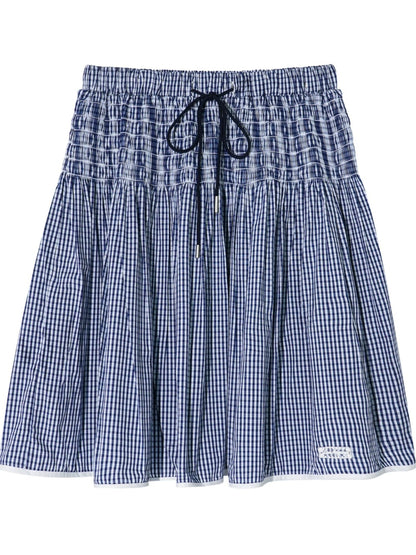 Plaid A-Line Skirt