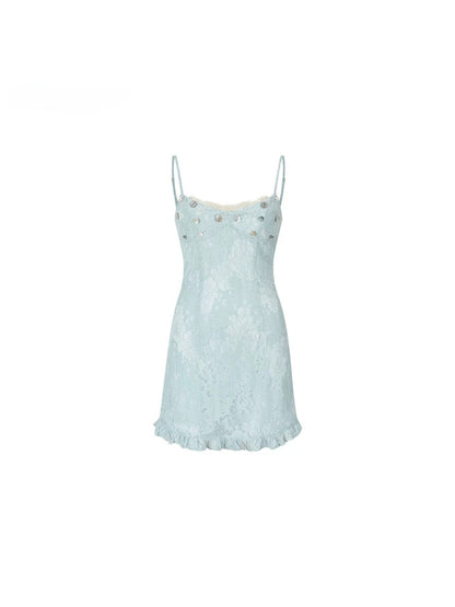 Lace Camisole Mini Dress