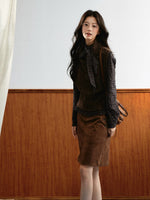 Plaid Layered Skirt Set