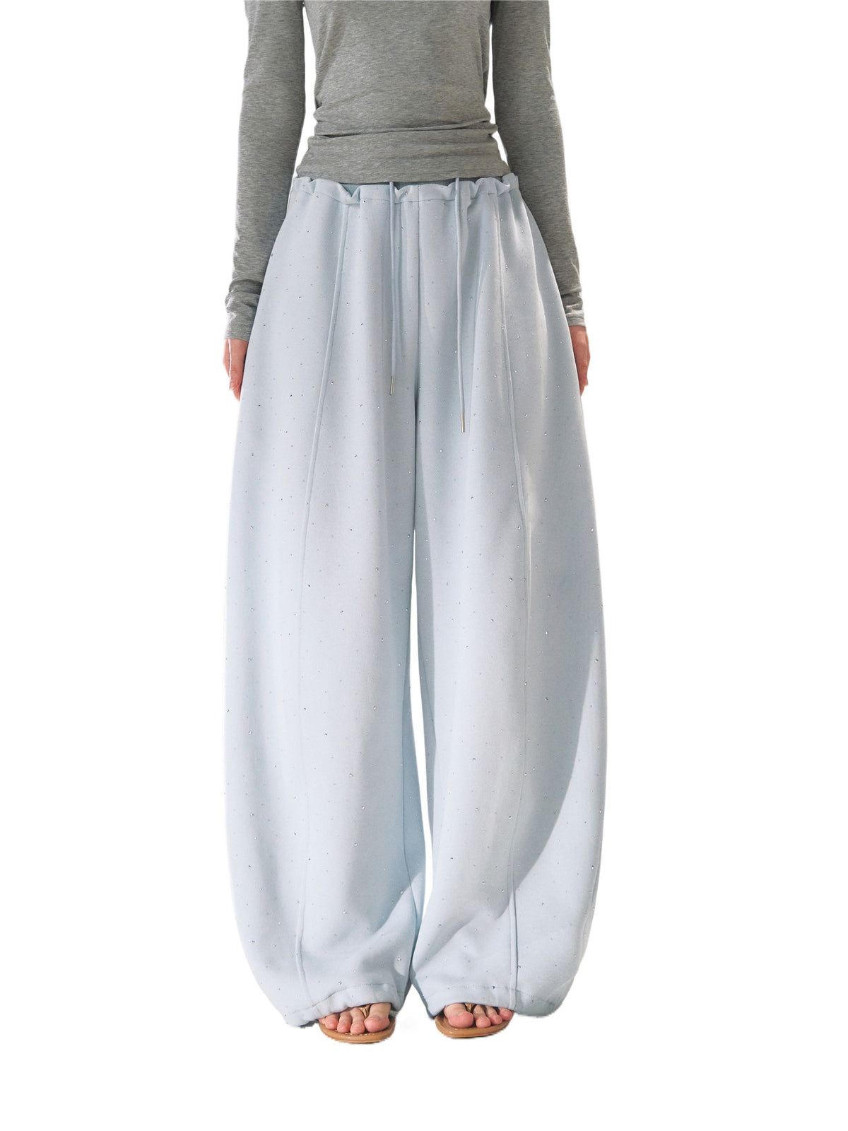 Crystal Drawstring Sweatpants