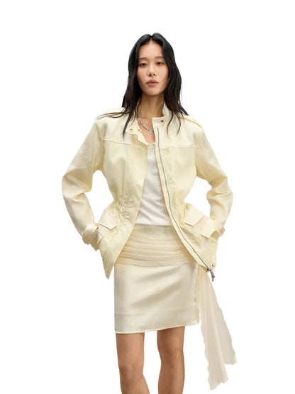 Linen Quilted Jacket