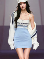 Fair Isle Knit Dress Set