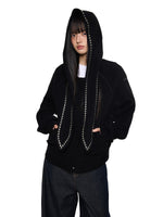 Rabbit Ear Rivet Hoodie