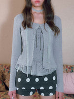 Polka Dot Lace Twinset