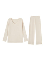 Waffle-Knit Lounge Set