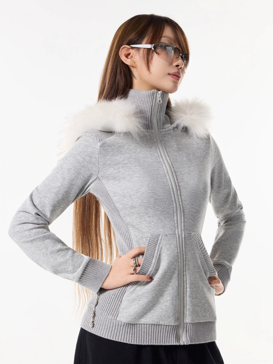Hooded Slim Jacket