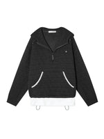 Quilted Shell Embroidery Hoodie Set
