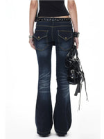 Low Rise Flare Jeans