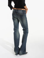 Low Rise Flare Jeans