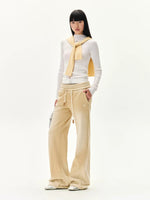 Ballet Cutout Ribbed Knit Top