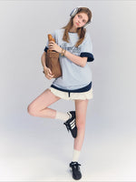 Embroidered Letter Tee