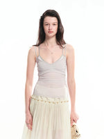 Lilac V-neck Layered Camisole