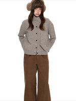 Polar Fleece Knit Cardigan