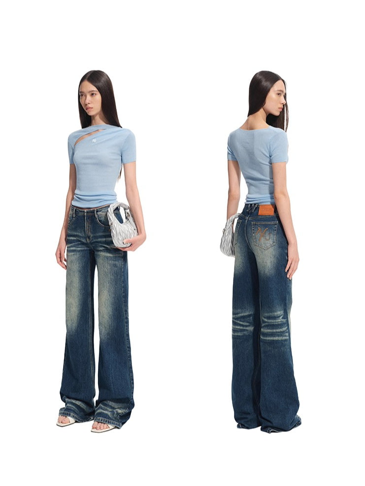 Crescent Knit Blouse