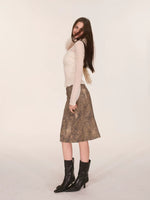 Sheer Mesh Layered Knit Top