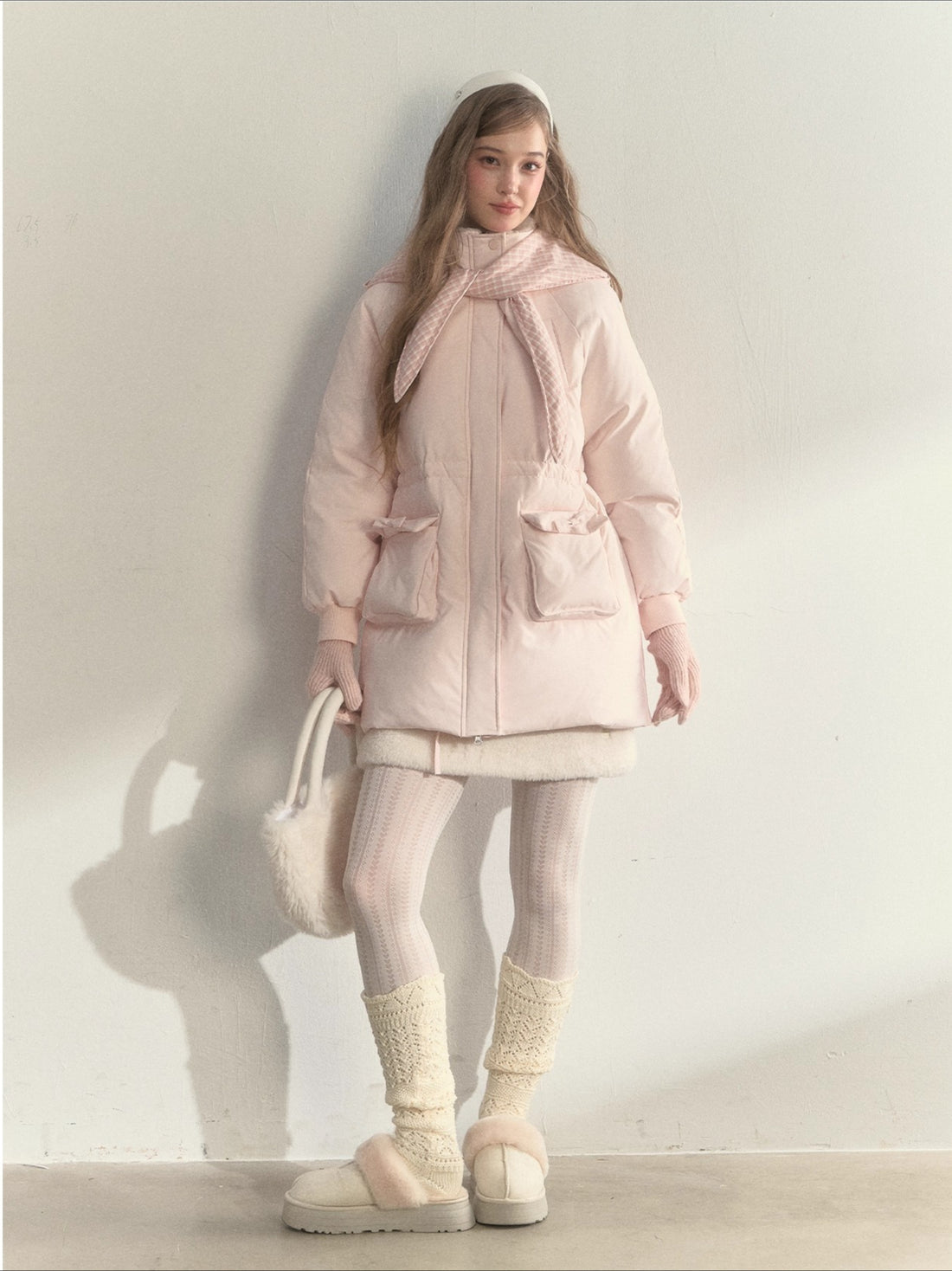 Scarf Hood Down Coat