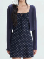 Polka Dot Halter Dress Set
