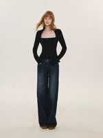 Layered Bolero Long Sleeve Top