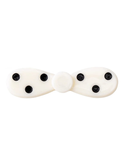 Polka-Dot Bow Hair Clip