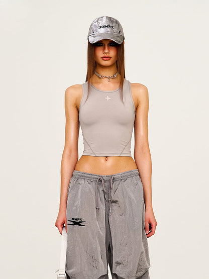 Mesh Quick Dry Waist Cinching Short Sling