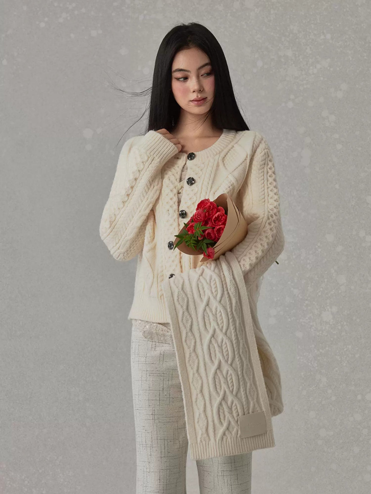 Cable Knit Scarf