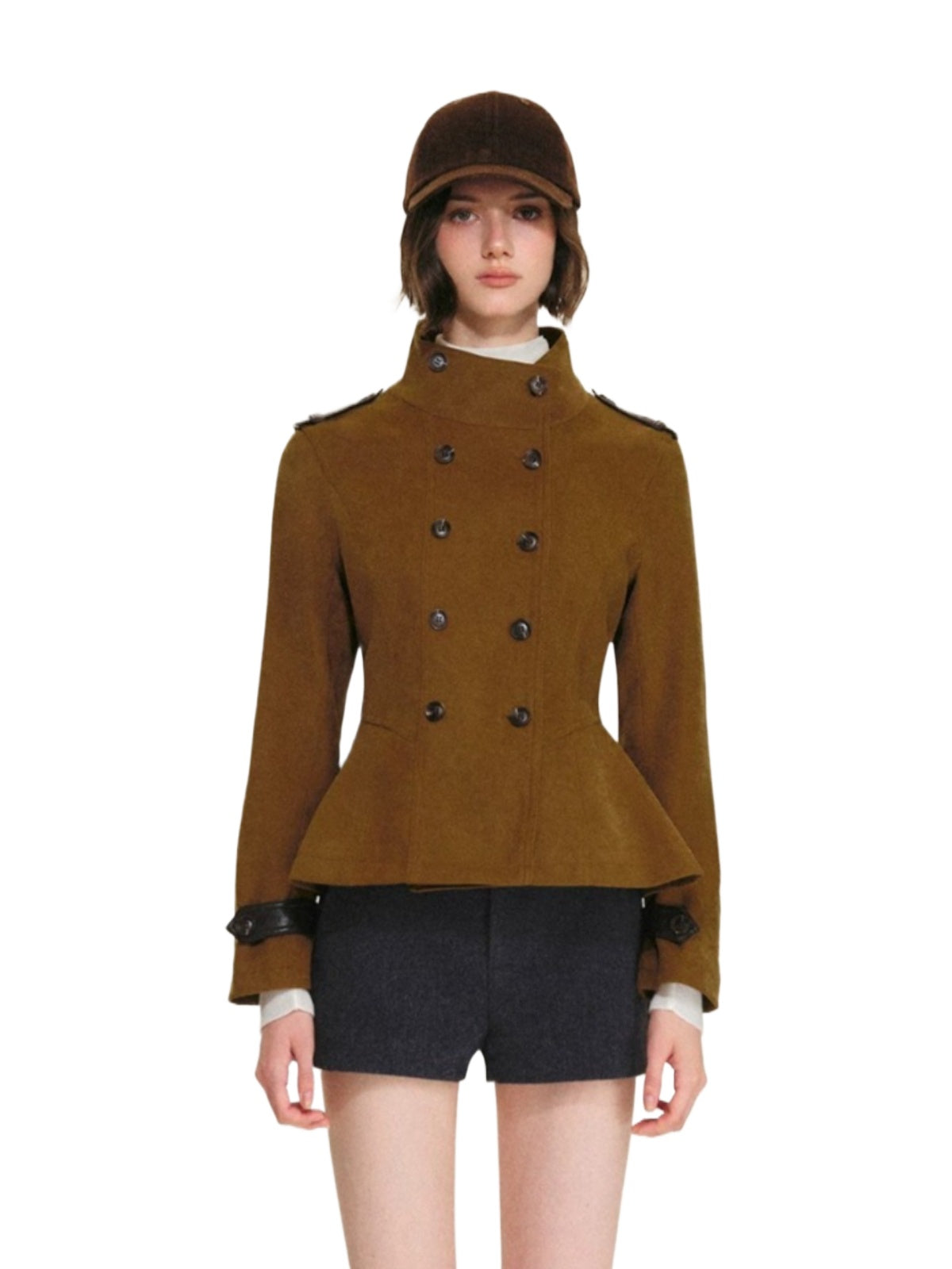 Vintage Double Breasted Suede Jacket