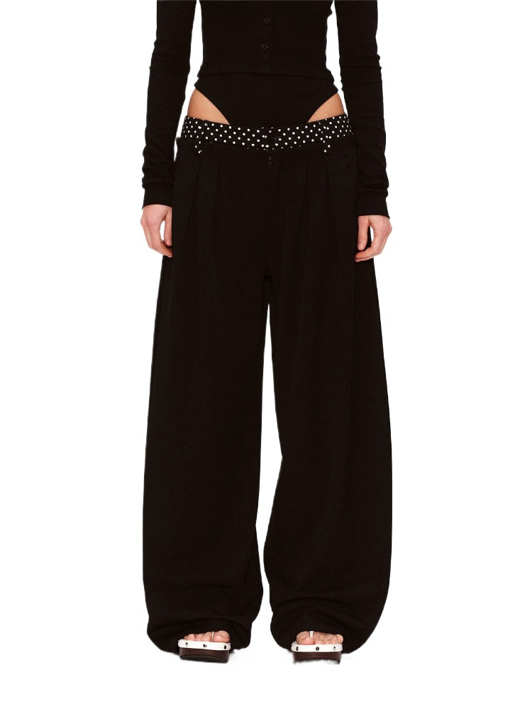 Polka Dot Waist Trousers