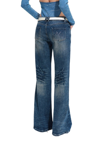 Sandstorm Washed Twill Flare Jeans
