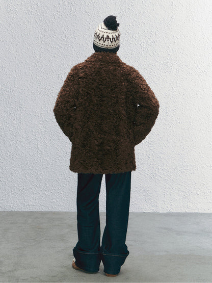 Eco-friendly Fur Lined Fur Coat