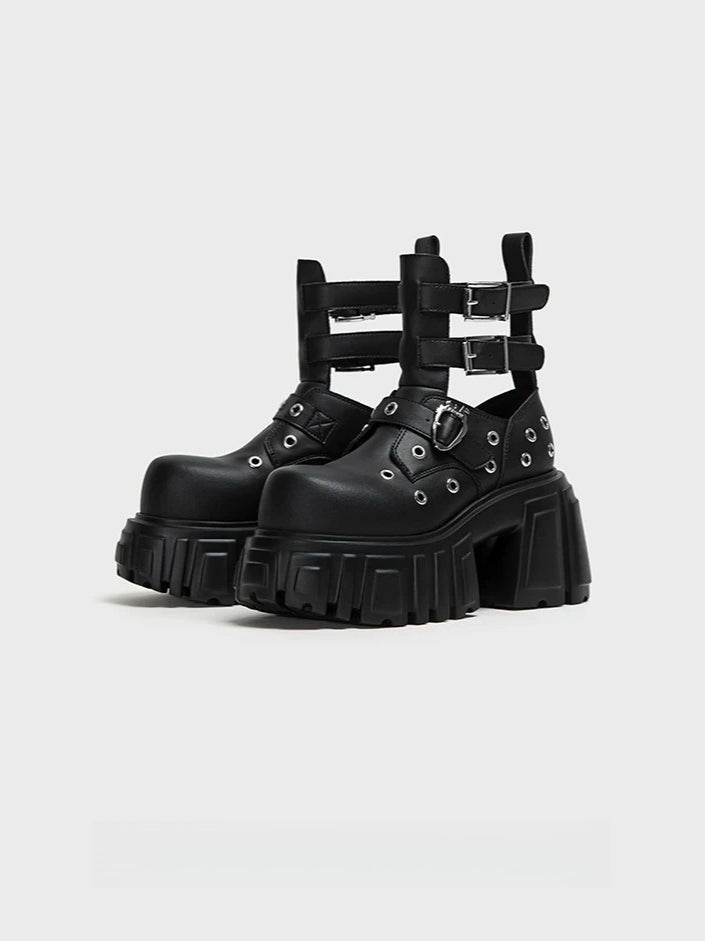Chunky Roman Platform Boots