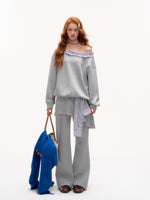 Striped Slouchy Hoodie Set