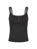 Brushed Cotton Lace Trim Camisole