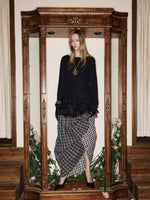 Patch Embroidery Lace Hem Tee