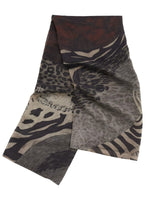 Leopard Print Tencel Scarf Wrap
