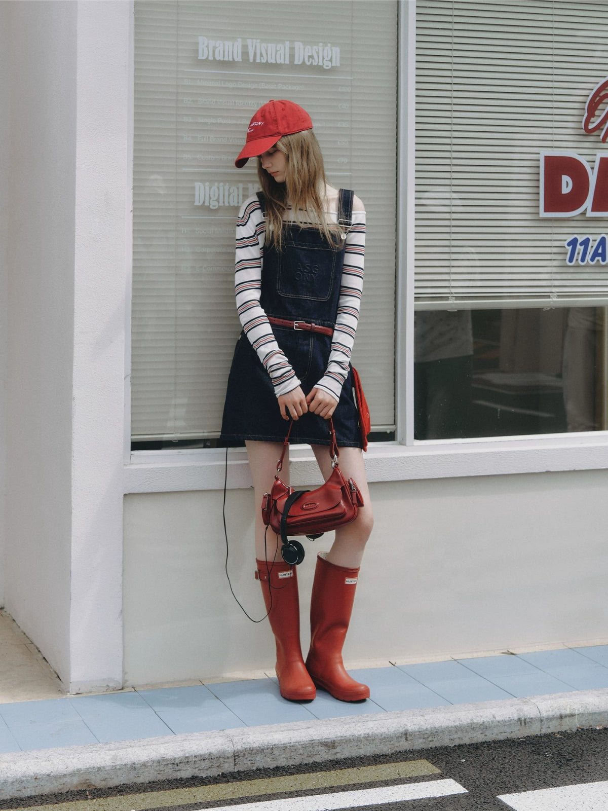 Lyocell Stripe Knit Top