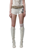 Badge-Embellished U-Trim Printed Sport Sweat Shorts