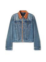 Vintage Blue Plateau Patchwork Jacket