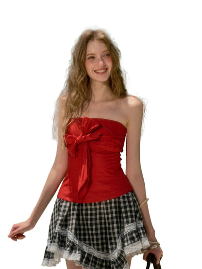 Bow Bandeau Top