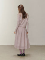 Ruffle Batwing Sleeve Cardigan