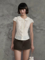 Floral Ruffle Blouse
