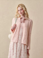 Ribbon Knit Cardigan