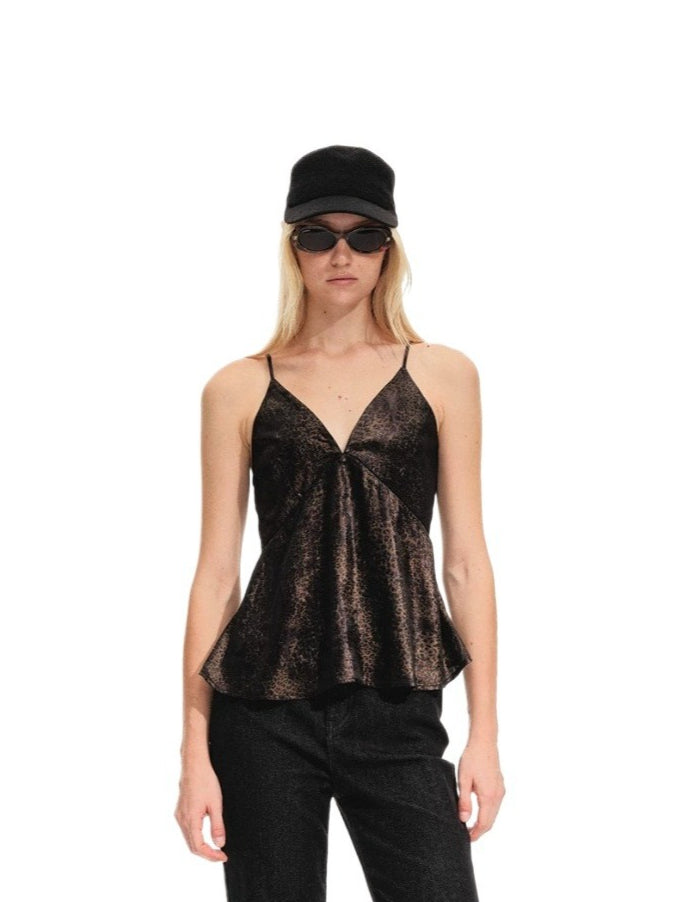 Leopard Print Cami Top