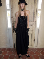 Studded Bustier Maxi Dress