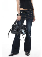 Low Rise Flare Jeans