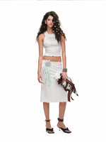 Snoopy Knit Top & Skirt Set